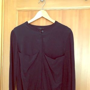 Cos silk front sweater
